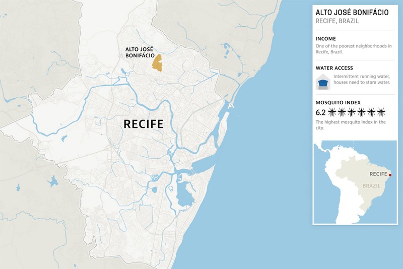 Map of Recife, Brazil, desktop view.