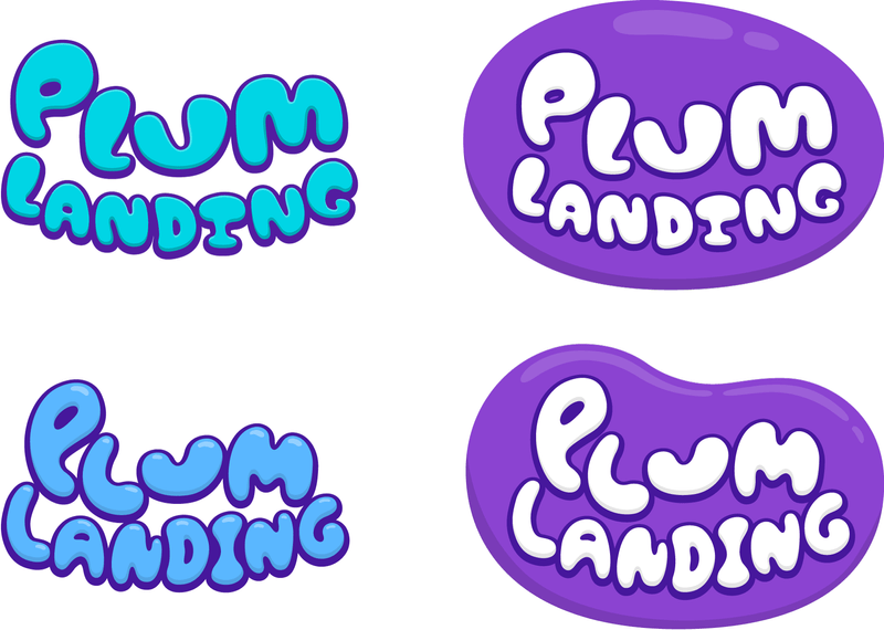 Plum Landing logo design directions.